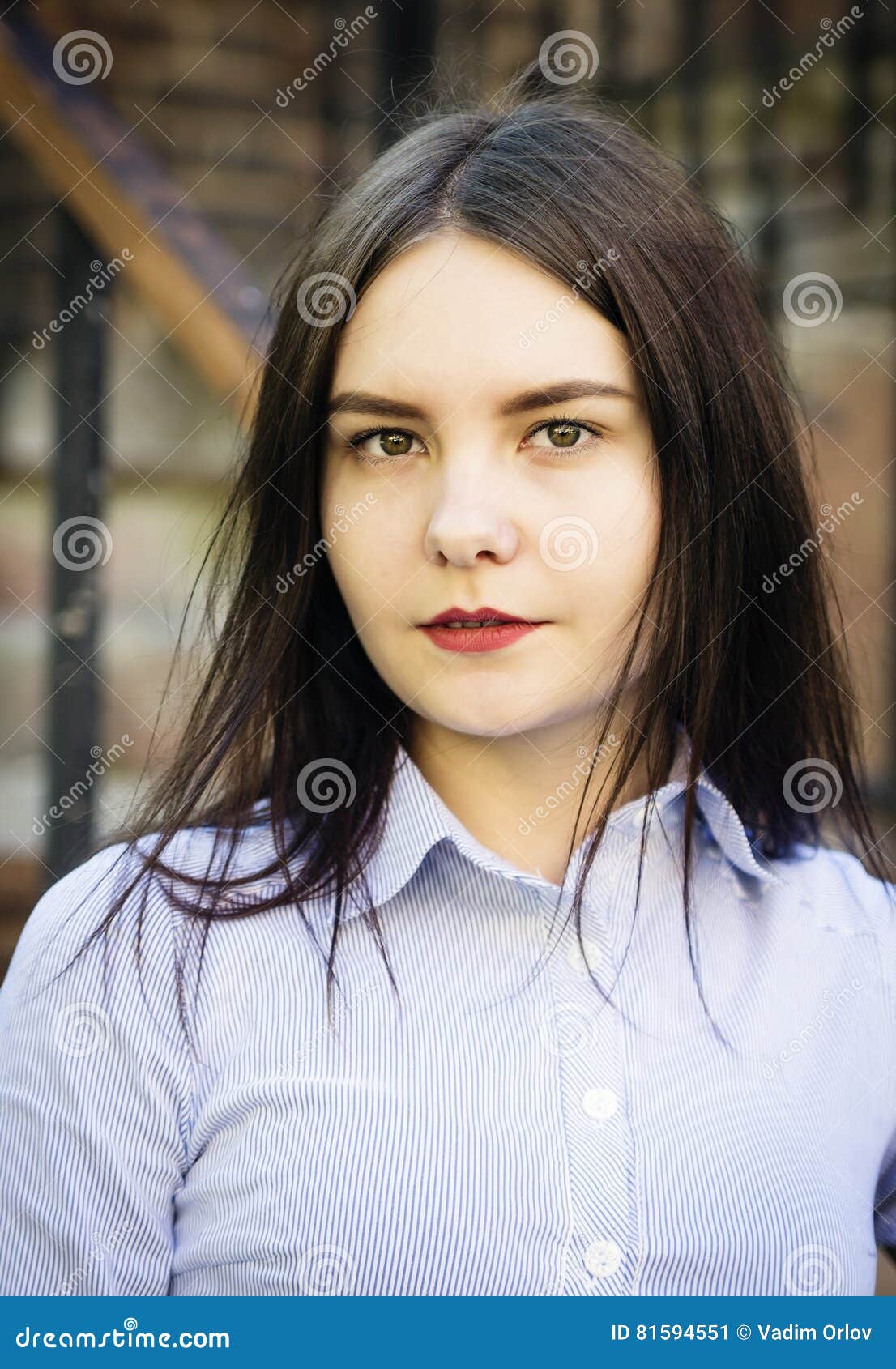 Portrait of a Dark-haired Girl with Her Long Hair Stock Image - Image of attractive, blouse: 81594551 Portrait of a Dark-haired Girl with Her Long Hair Stock Image - Image of attractive, blouse: 81594551