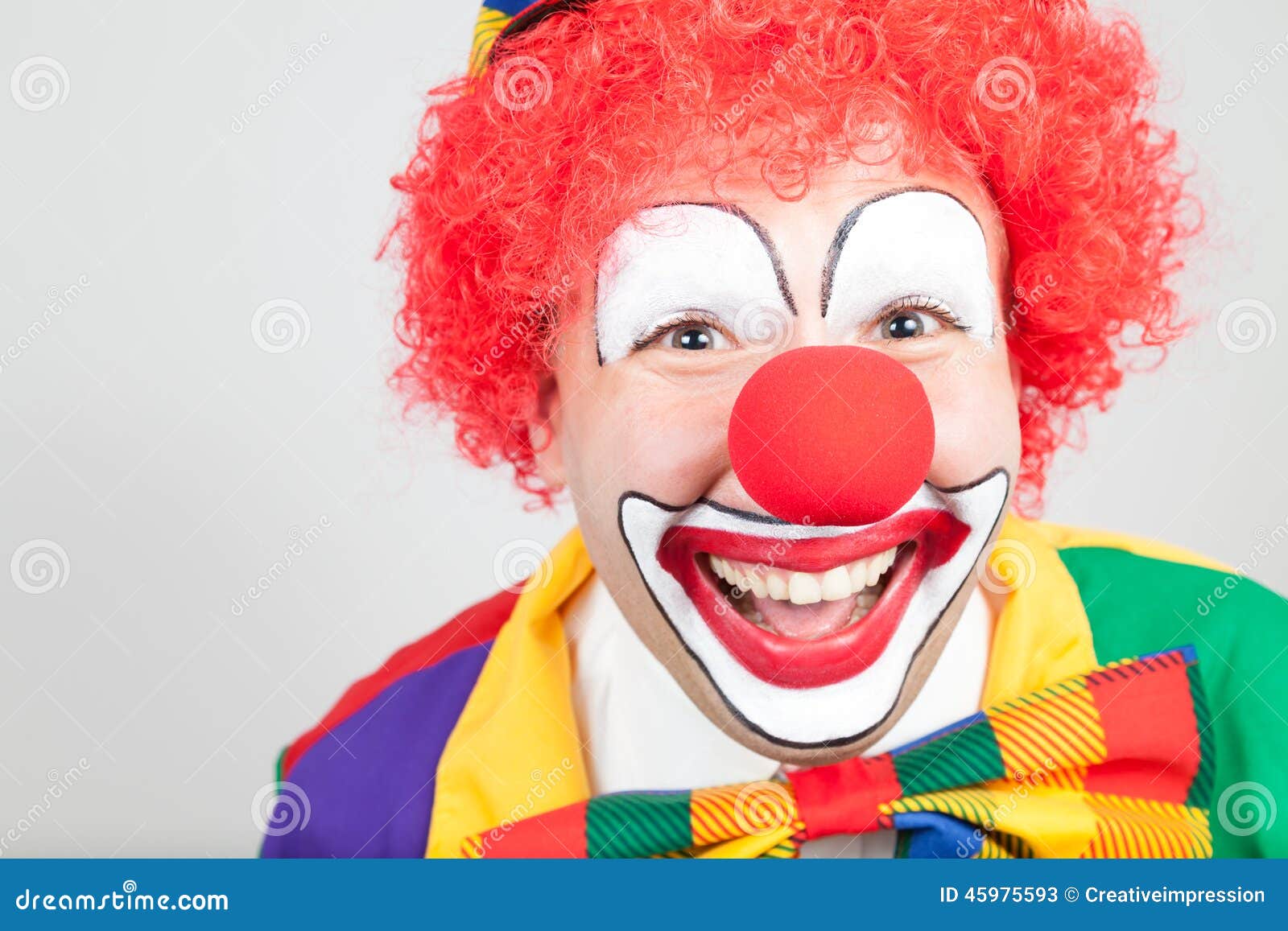 Portrait De Clown Image Stock Image Du Anniversaire