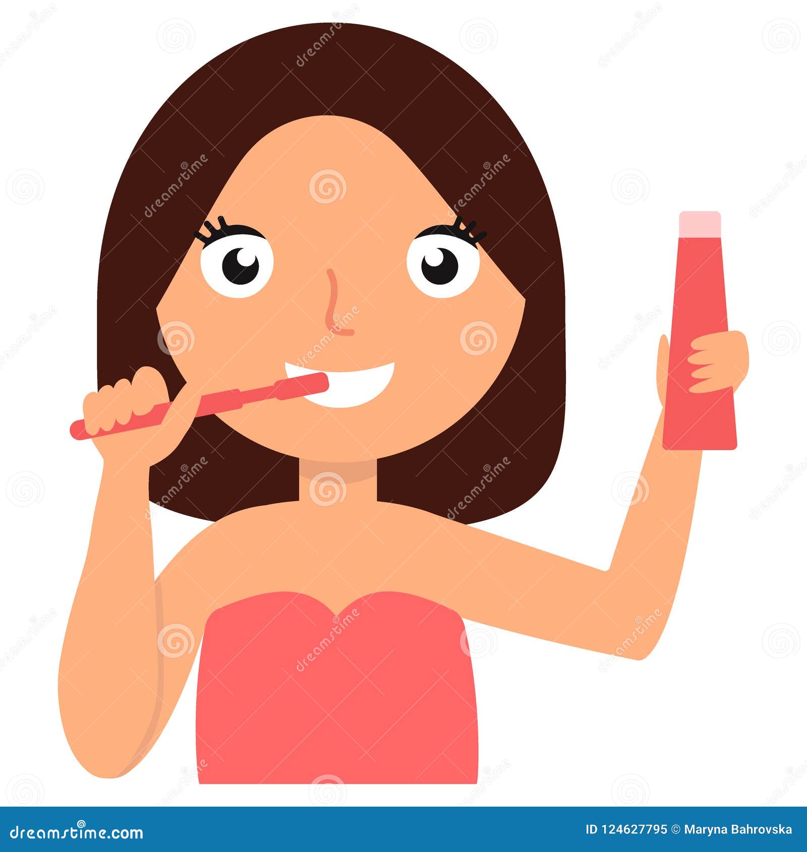 Portrait De La Belle Jeune Fille Commencant A Se Brosser Les Dents Illustration De Vecteur Illustration Du Illustration Medecine Portrait De La Belle Jeune Fille Commencant A Se Brosser Les Dents Illustration De Vecteur Illustration Du Illustration Medecine