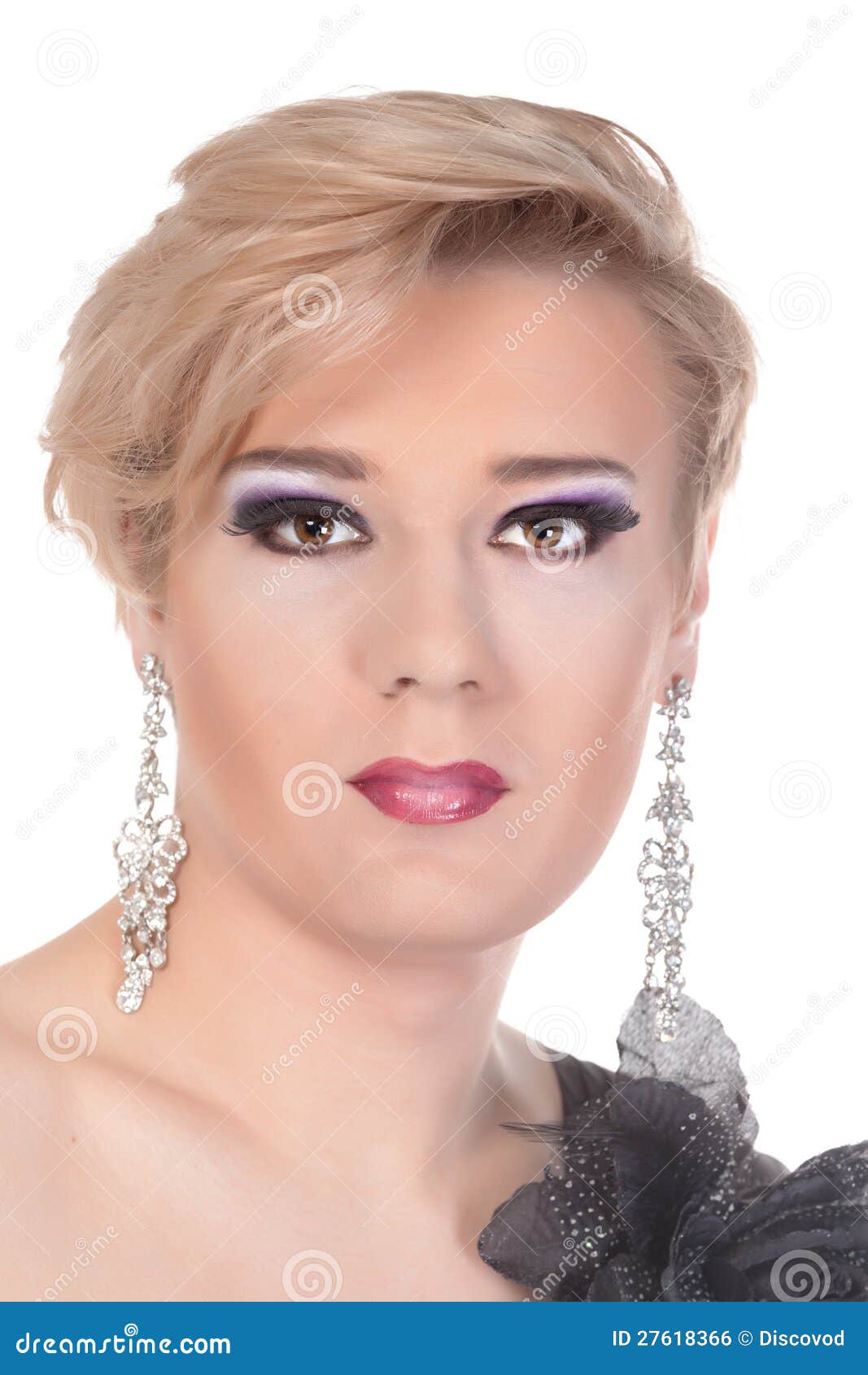 man dress as a woman