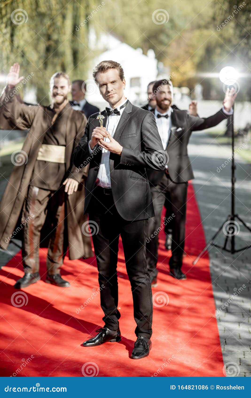 Movie Actors on the Carpet Outdoors Stock Photo - Image gangster, 164821086