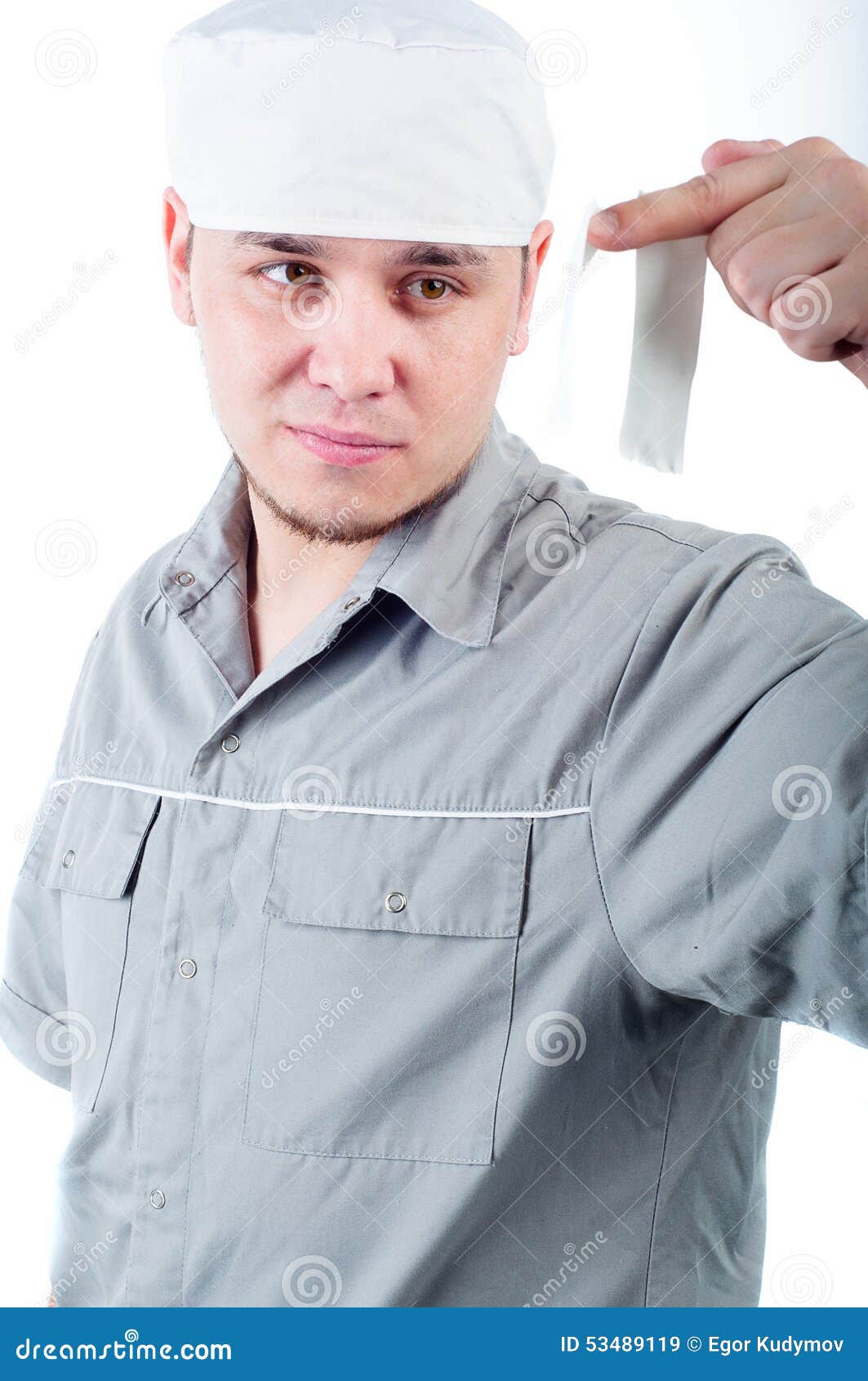 Portrait of a First Aid Man Medic, Doctor Stock Image Image of