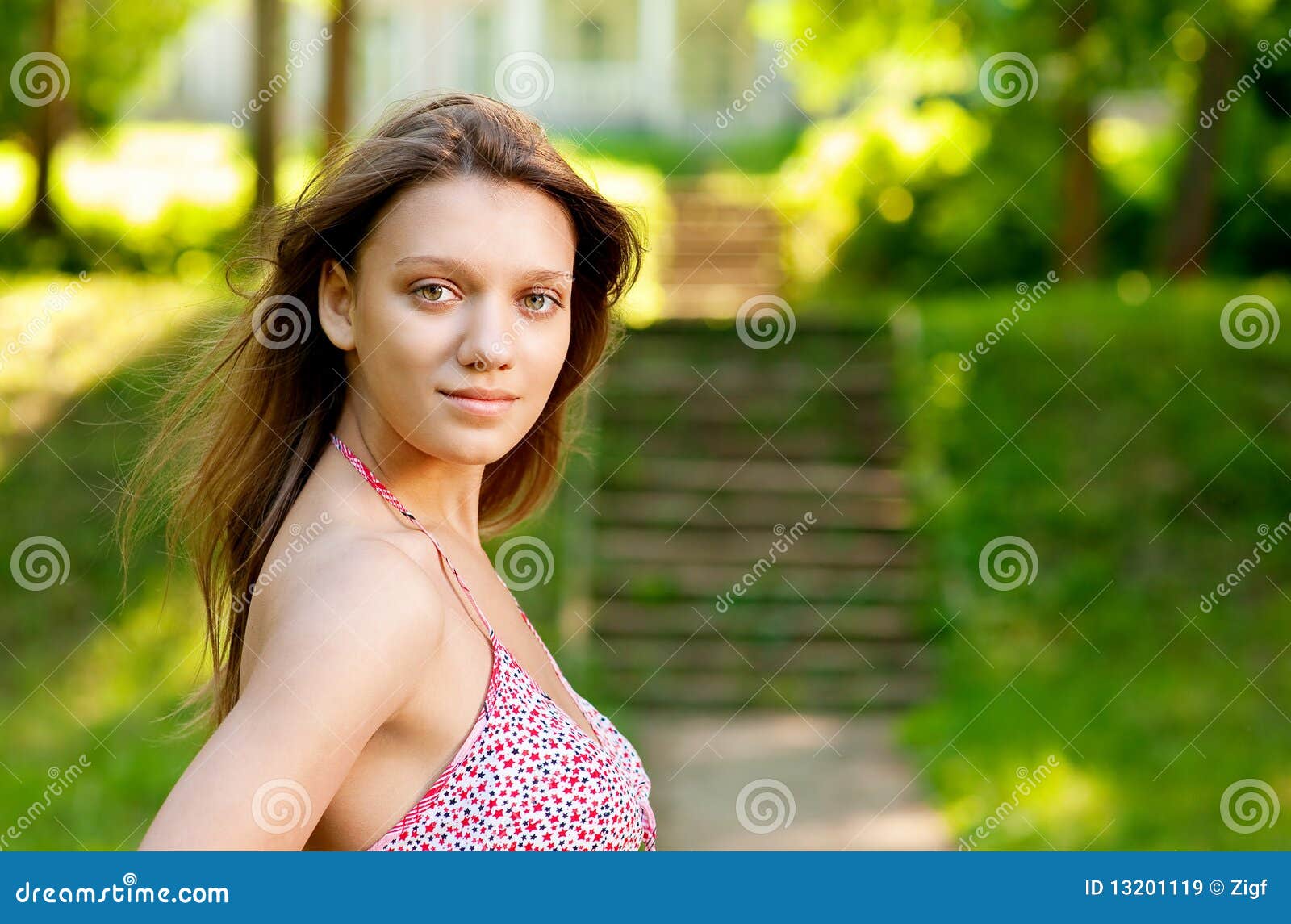 Portrait of Fresh and Lovely Woman Stock Image - Image of model, beauty ...