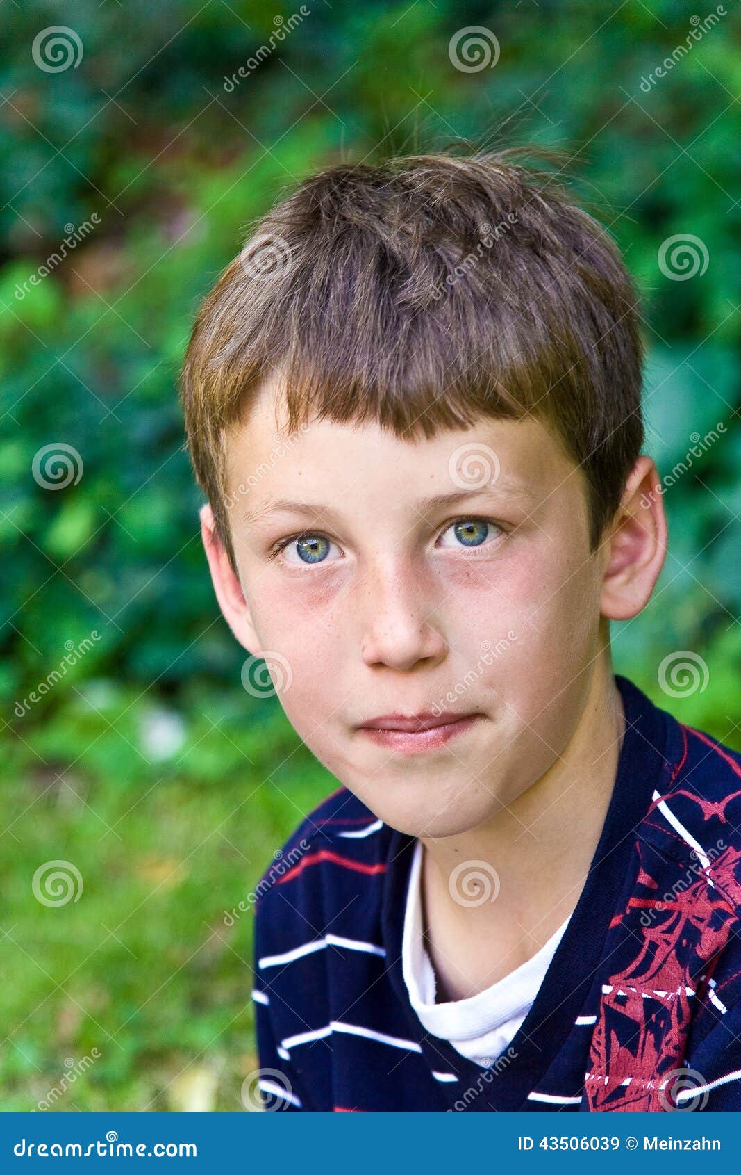 Portrait of a Friendly Seriously Stock Image - Image of caucasian ...