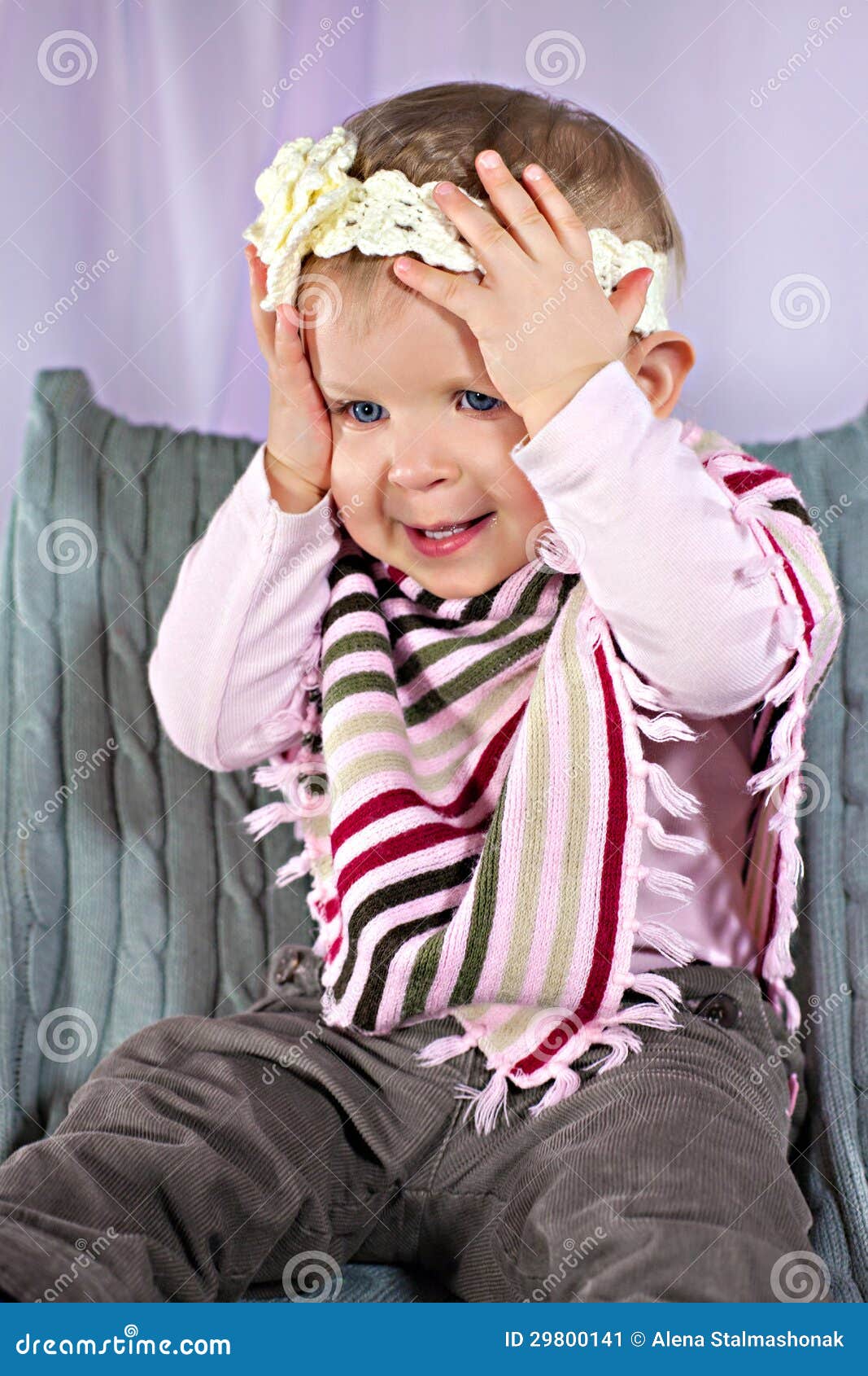 Funny Baby Girl with Hands on Her Head Stock Image - Image of hands, eyes: 29800141 Funny Baby Girl with Hands on Her Head Stock Image - Image of hands, eyes: 29800141
