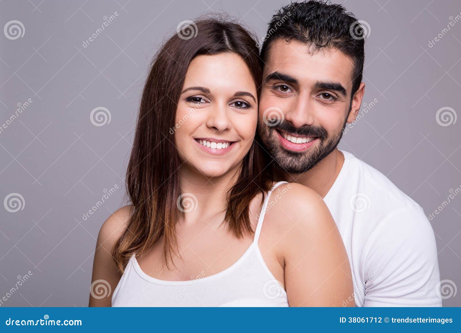 Portrait of a funny couple stock photo. Image of retro - 38061712