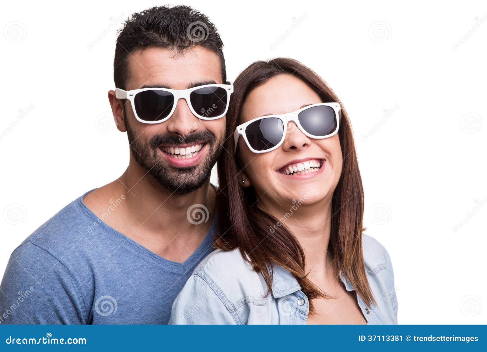 Portrait Of A Funny Couple Stock Image - Image: 371133811300 x 957