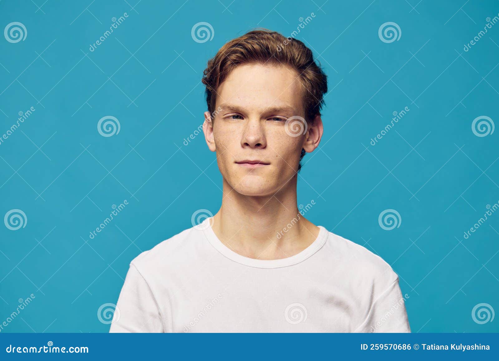 Portrait of a Funny Guy with a Funny Face Stock Photo - Image of
