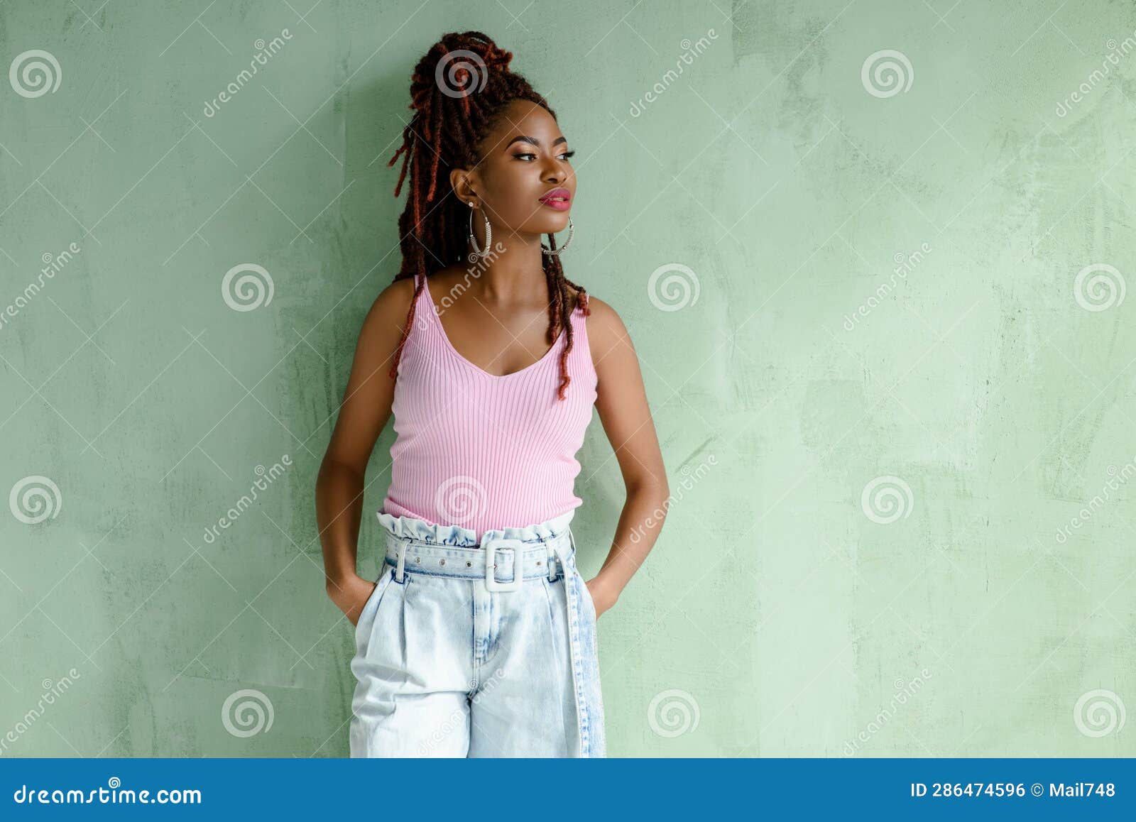 HD wallpaper: women's purple long-sleeved top, look, hair, jeans, chain,  hairstyle | Wallpaper Flare