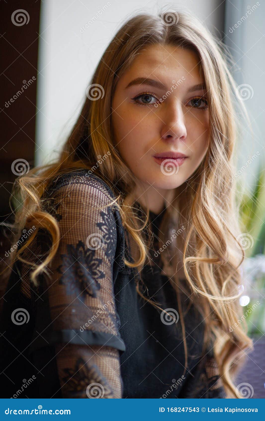Portrait of Gorgeous Woman Wearing Fashionable Black Dress. Blonde Model with Stylish Hairstyle Overwhelmed by Thoughts Stock Image - Image of girl, beautiful: 168247543 Portrait of Gorgeous Woman Wearing Fashionable Black Dress. Blonde Model with Stylish Hairstyle Overwhelmed by Thoughts Stock Image - Image of girl, beautiful: 168247543