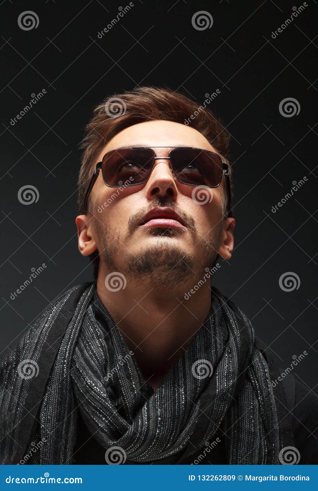 Portrait of a Handsome Guy, Wearing Sunglasses Stock Image Image of