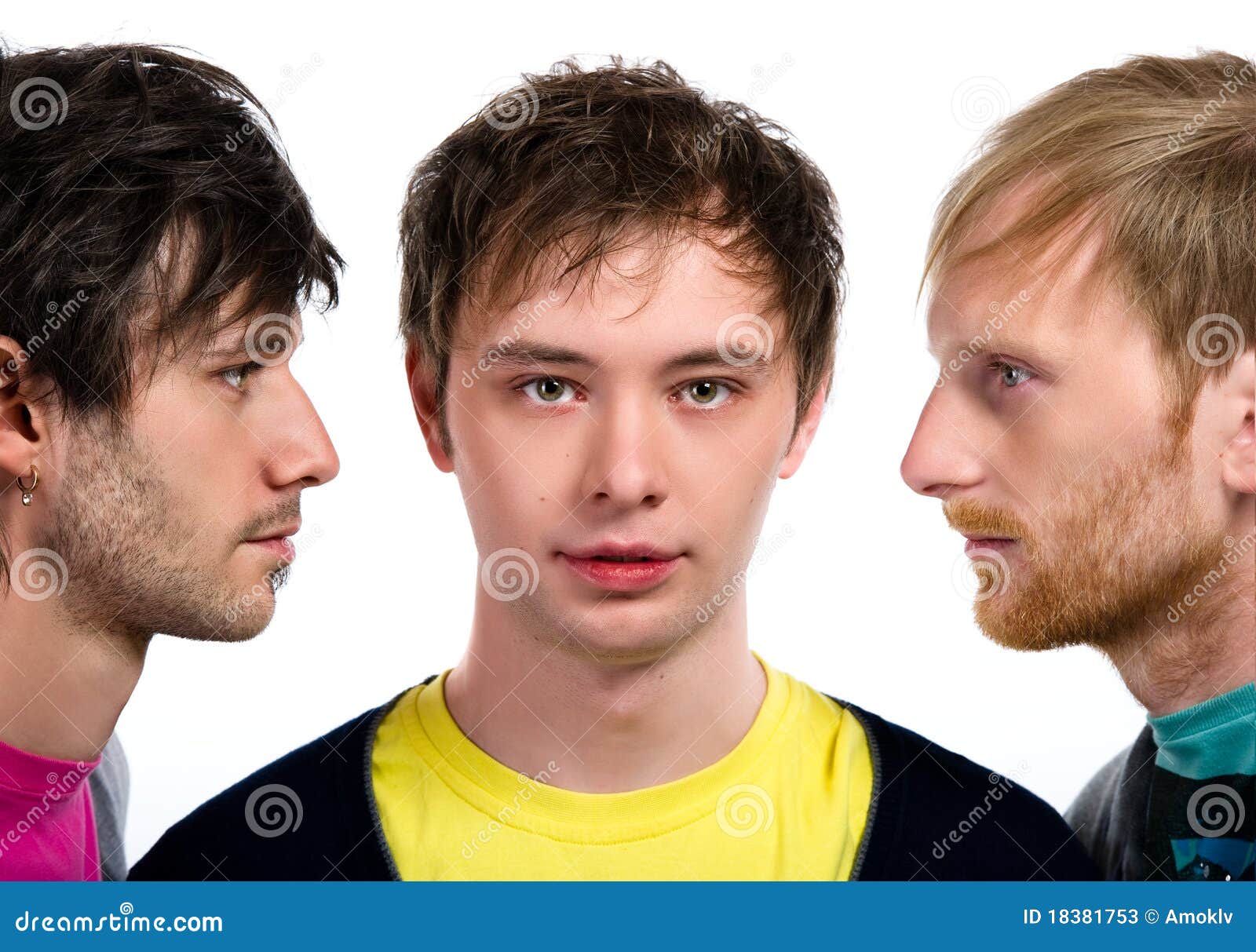 Handsome Guys At Home Stock Image 43040779
