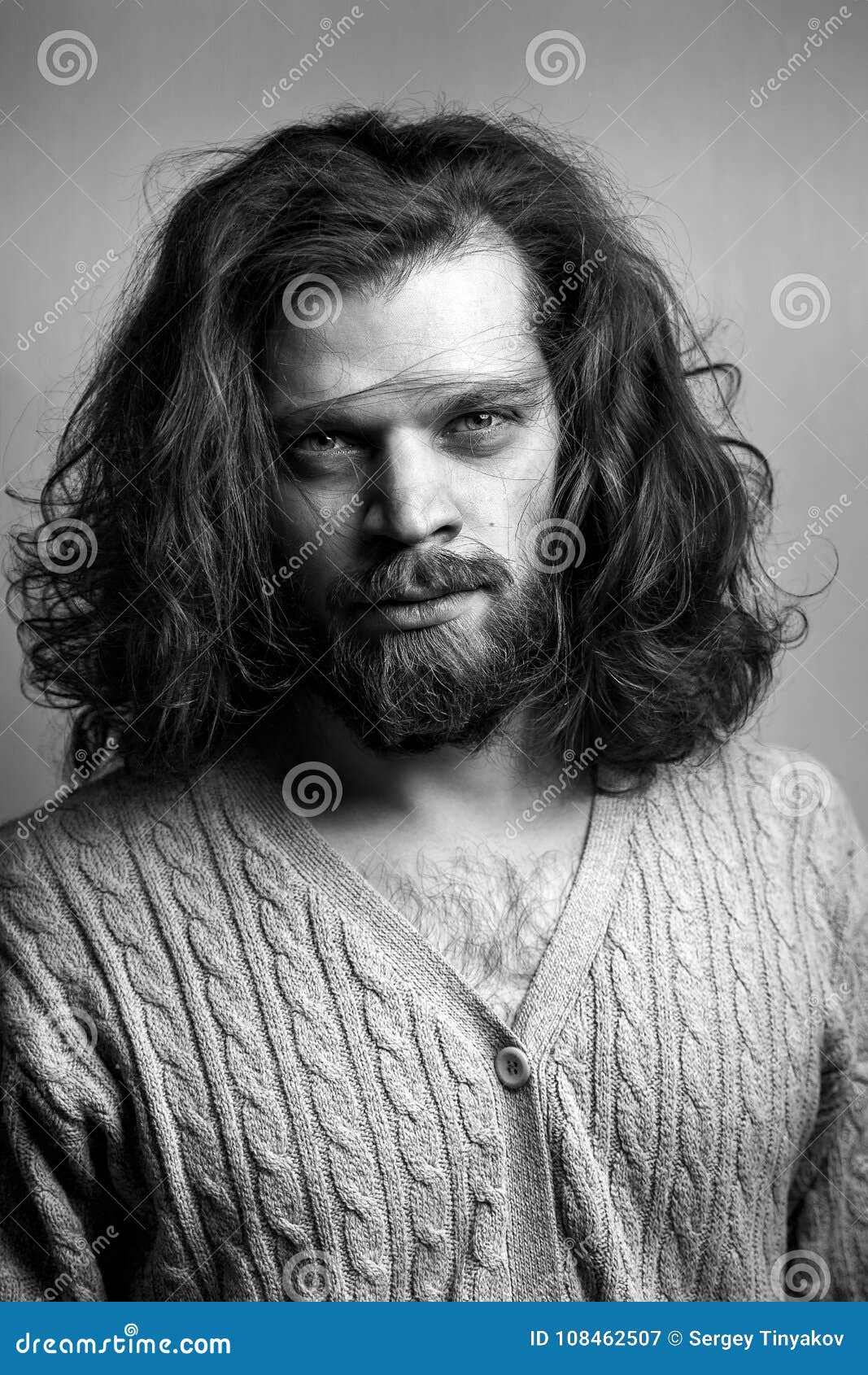 Portrait of Handsome Stylish Man with a Beard, Long Hair and Big Blue Eyes Stock Image - Image of fashionable, casual: 108462507 Portrait of Handsome Stylish Man with a Beard, Long Hair and Big Blue Eyes Stock Image - Image of fashionable, casual: 108462507