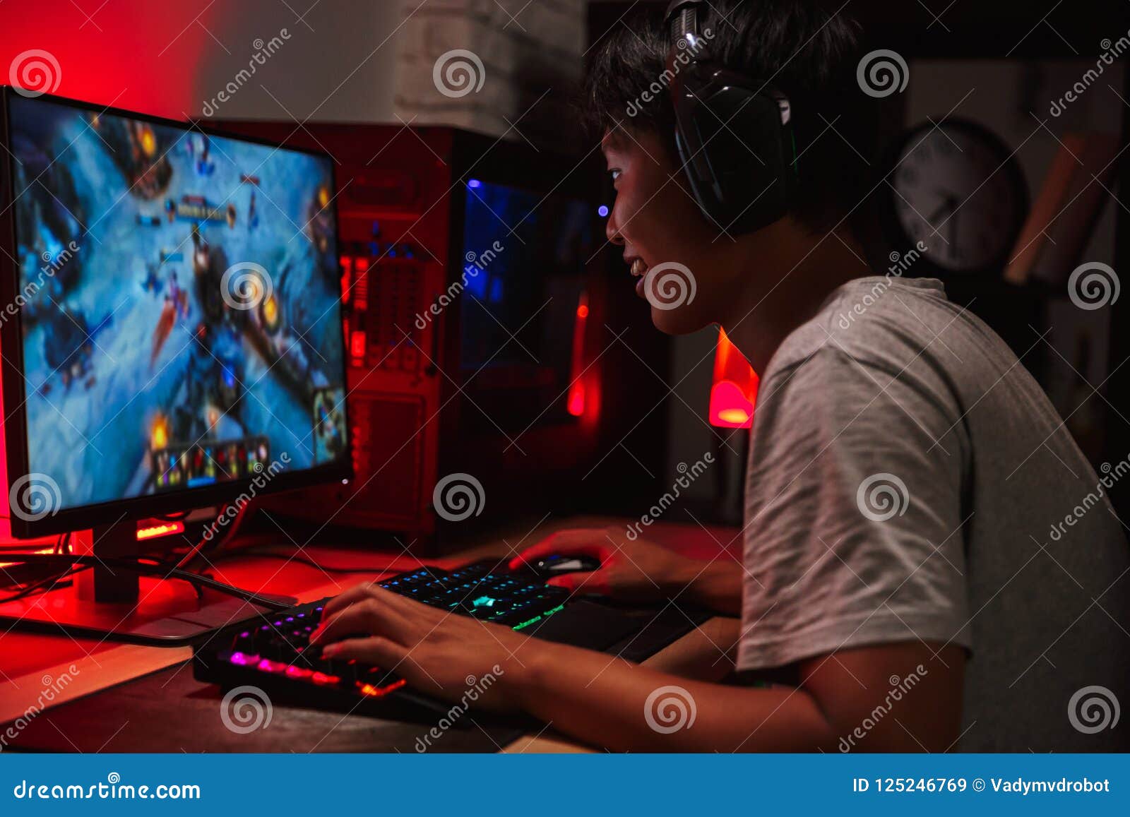 Portrait of asian gamer boy playing  Fun online games, Free online games, Online  games