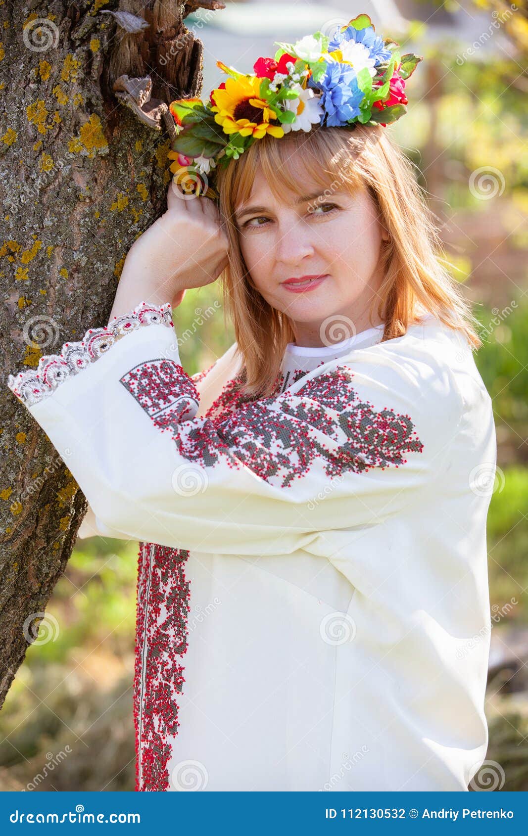 Portrait Happy Ukrainian Woman Stock Photo - Image of concept, russian ...