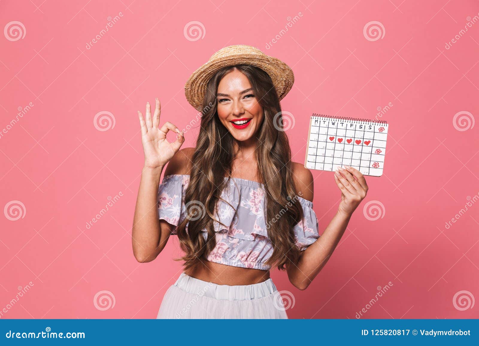 portrait of a happyyoung girl in summer clothes