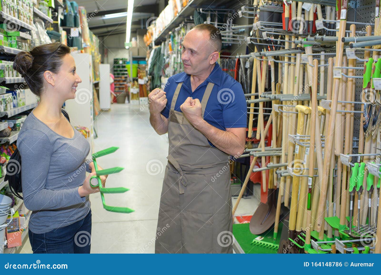 Portrait Hardware Garden Store Stock Photo Image of adult, caucasian