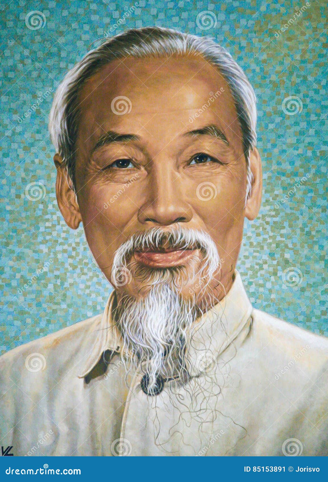 Portrait of Ho Chi Minh editorial photo. Image of saigon - 85153891