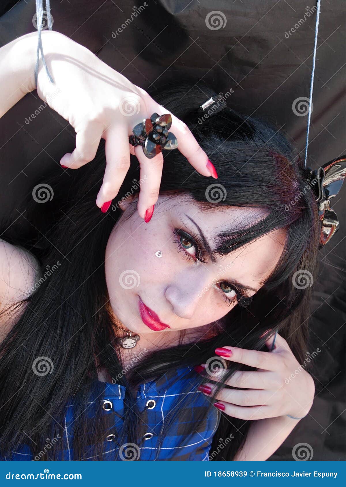 Portrait of human puppet stock image. Image of fashion 18658939