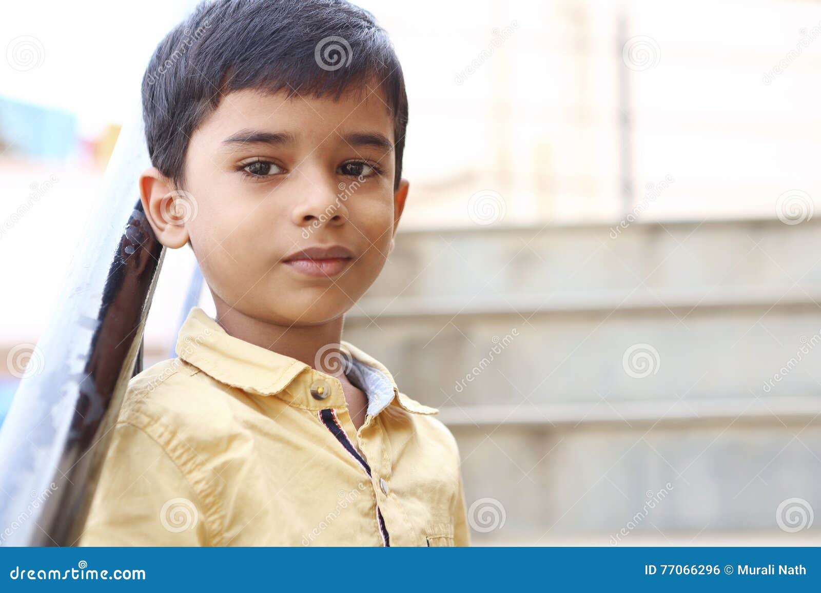 Portrait of Indian Little Boy Stock Photo - Image of portrait, pose: 77066296