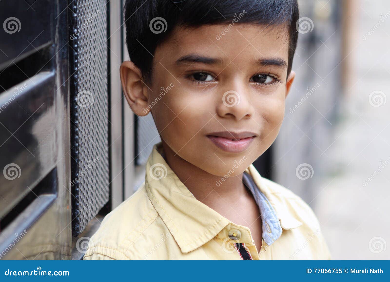 Portrait of Indian Little Boy Stock Image Image of school, junior