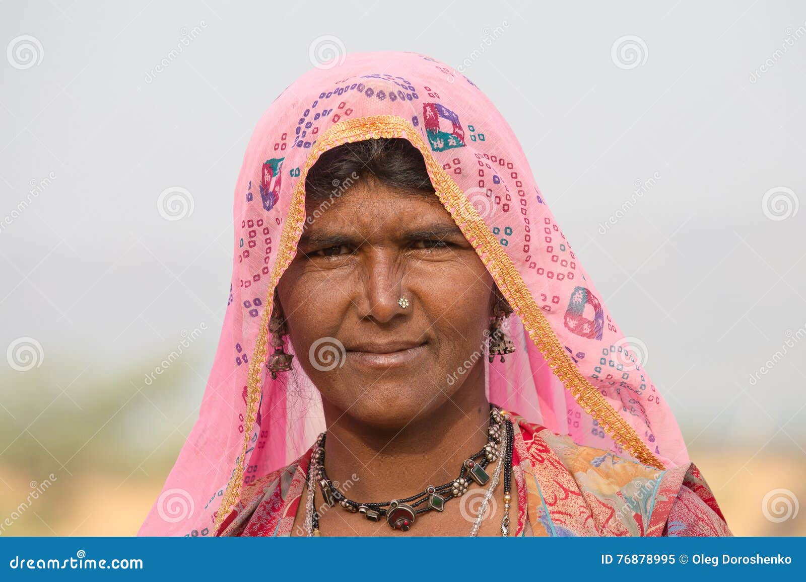 Portrait Indian Woman, Pushkar. India Editorial Image - Image of hindu ...