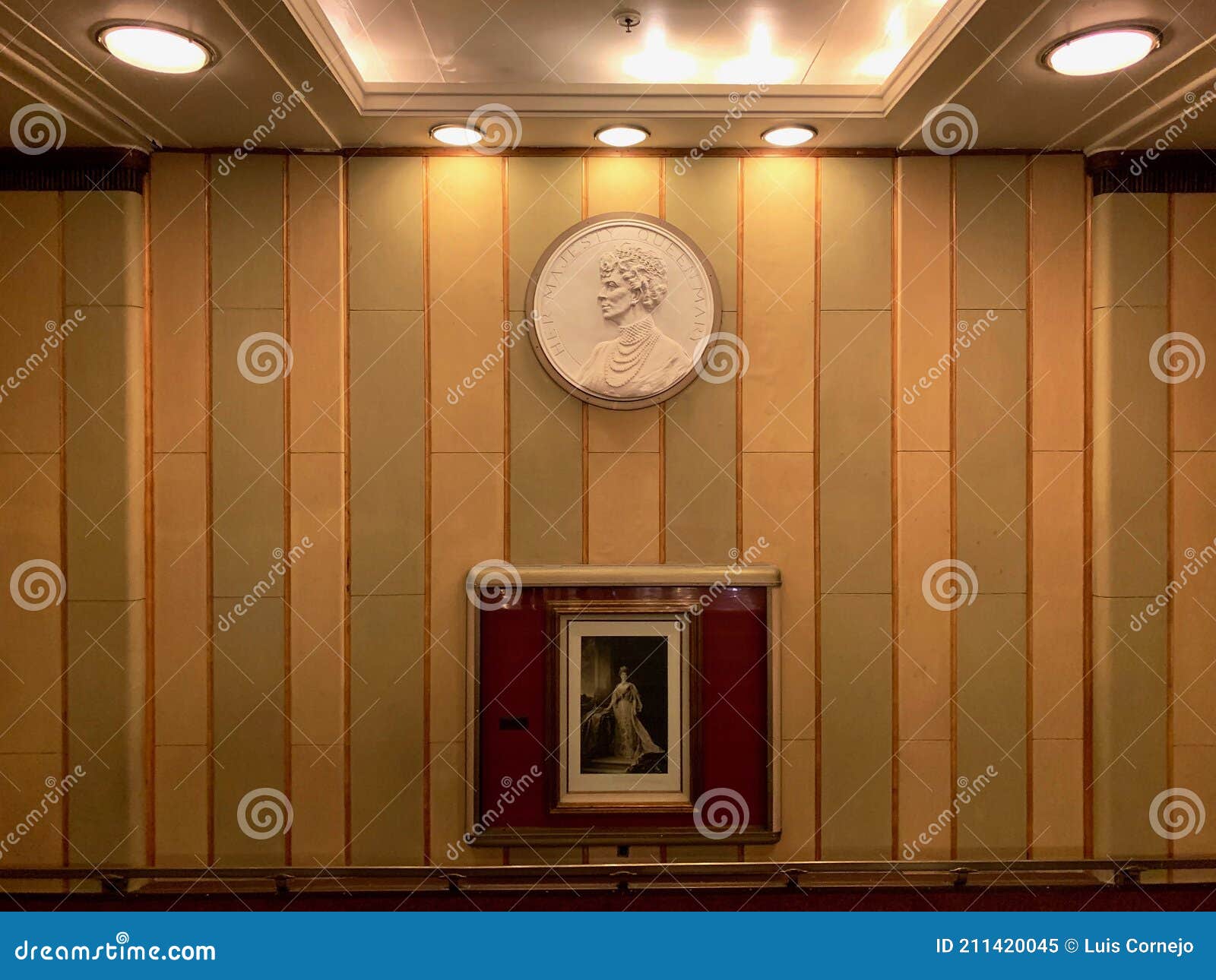 Portrait Inside the Boat Queen Mary Editorial Image Image of seagul