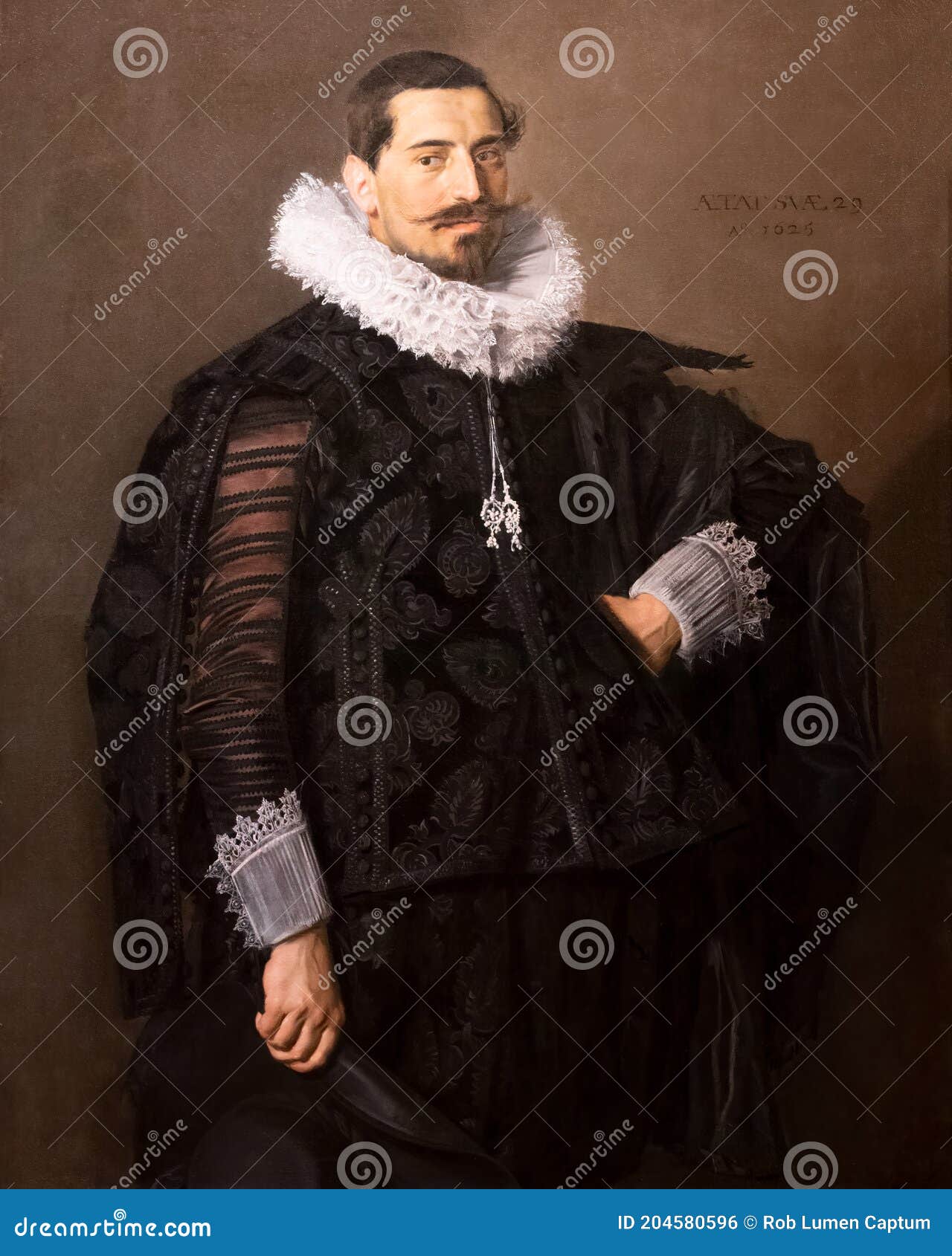 portrait of jacop olycan, 1625 painting by frans hals