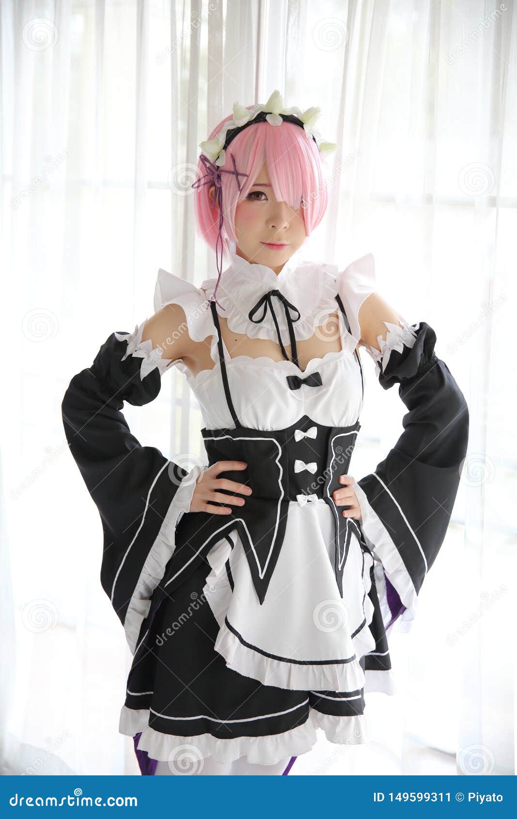 Womens Anime Maid Costume Cosplay French Apron Maid  Ubuy India