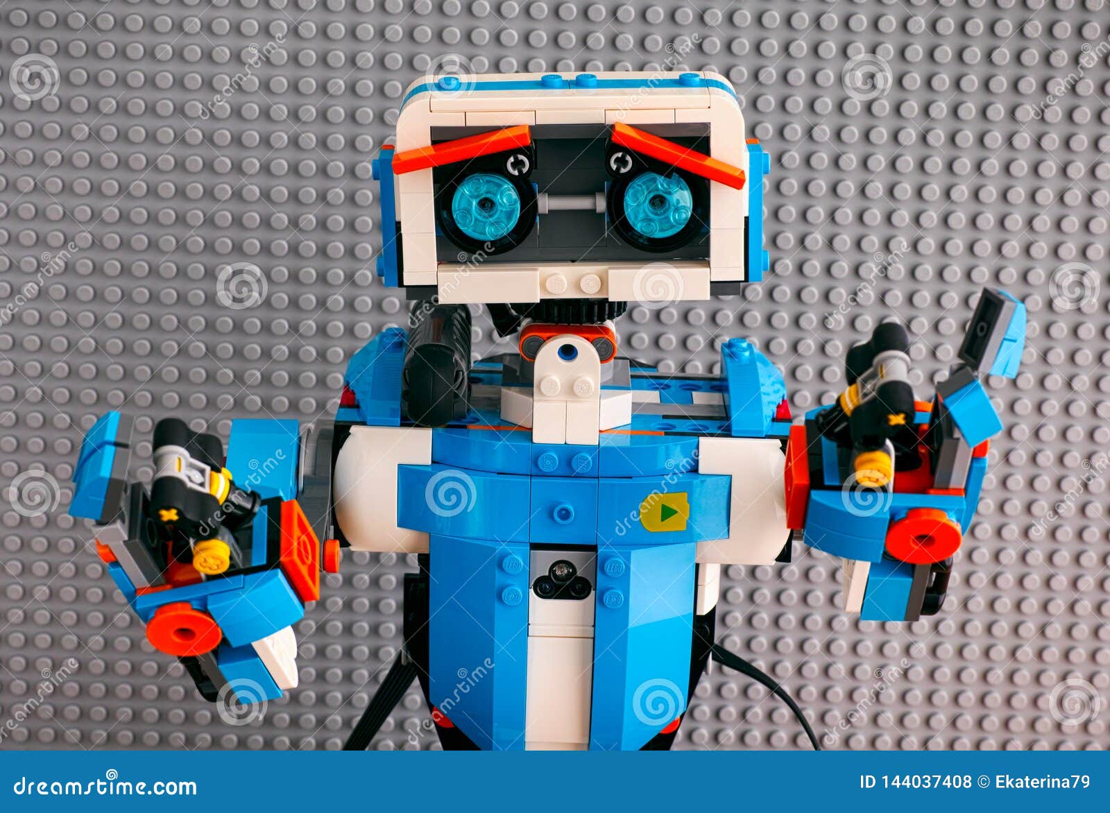 lego robot blue