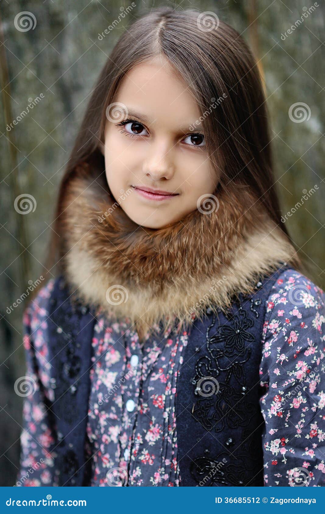 Portrait of little girl stock photo. Image of childhood - 36685512