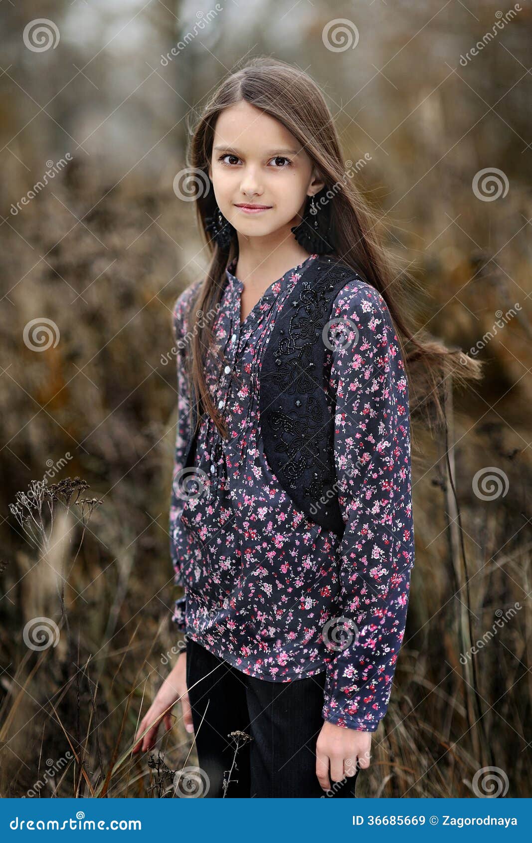 Portrait Of Little Girl Royalty Free Stock Images - Image: 36685669