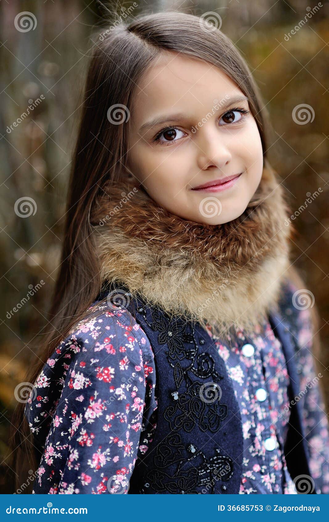 Portrait of little girl stock image. Image of little - 36685753