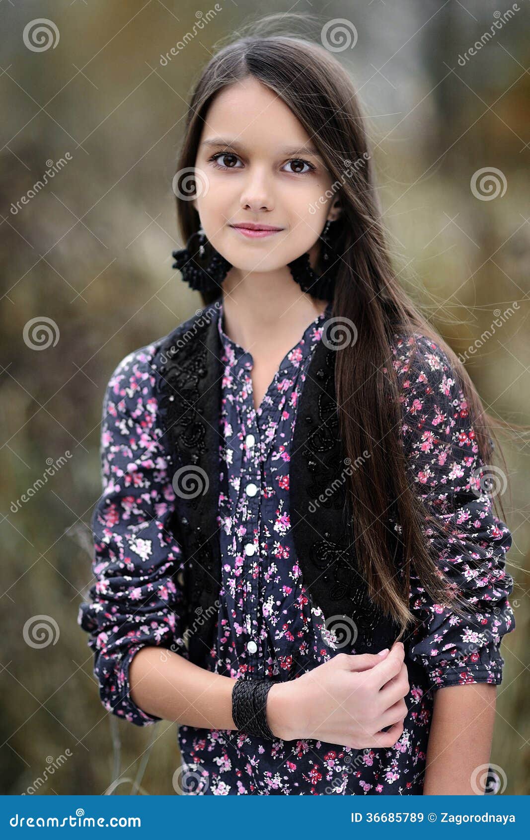 Portrait of little girl stock image. Image of happiness - 36685789