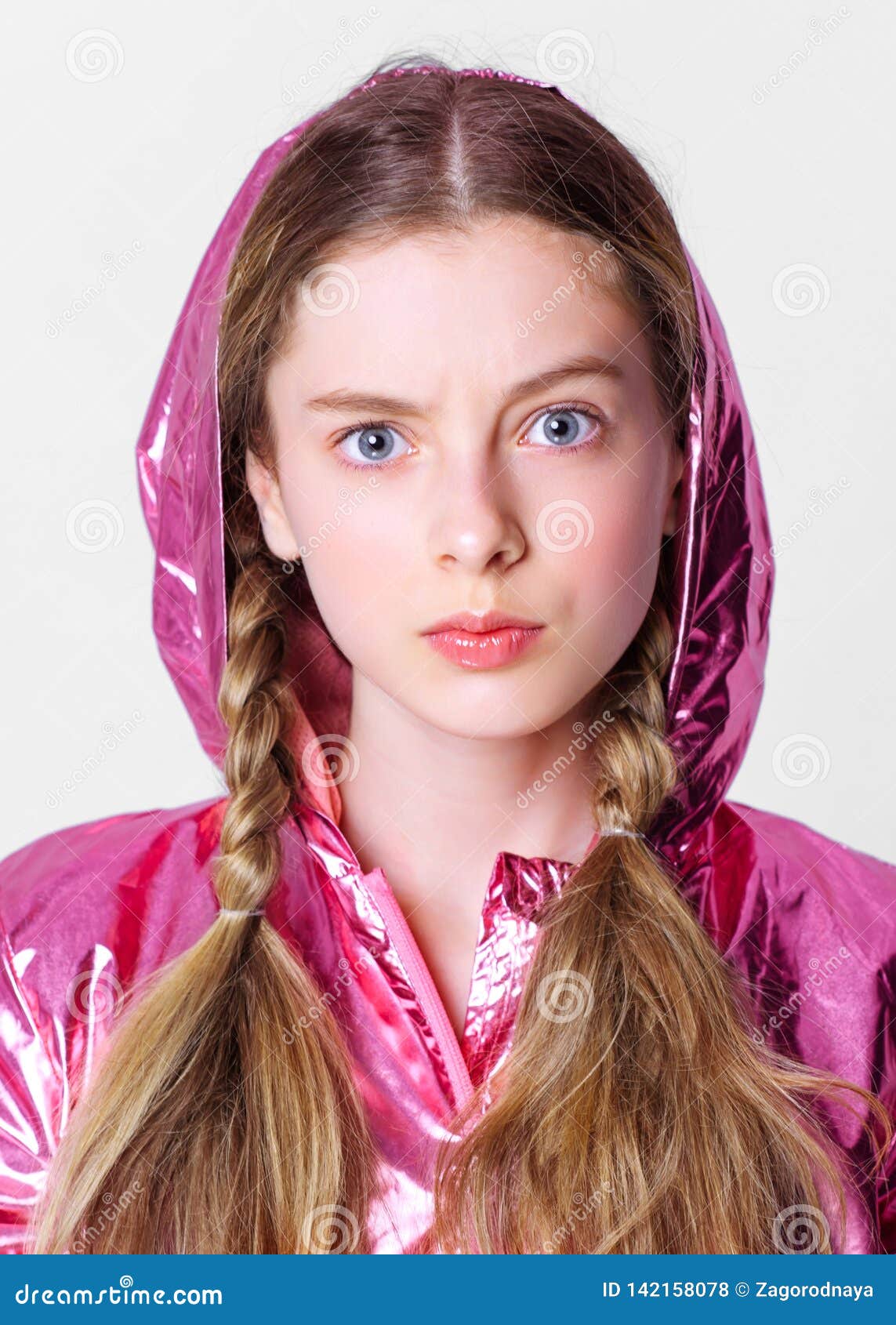 Portrait of Little Model Girl Stock Photo Image of fashion, portrait