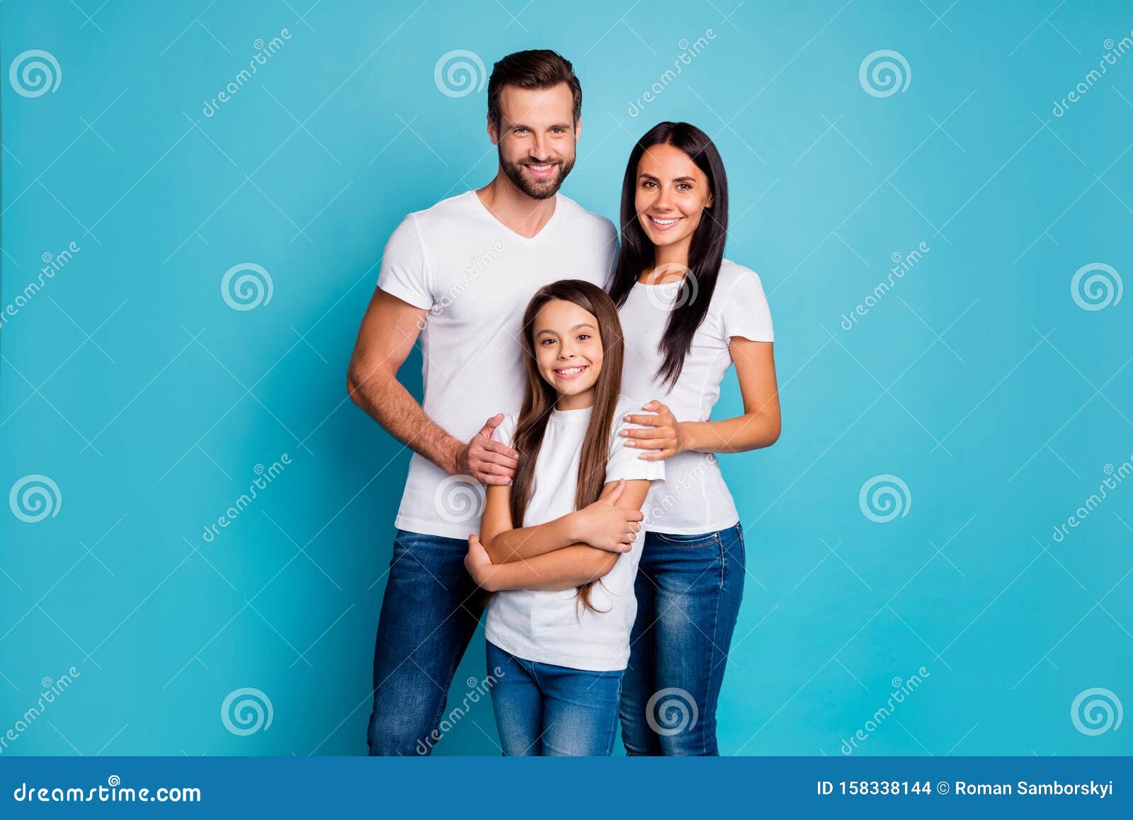 Conceptual background with happy family Royalty Free Vector