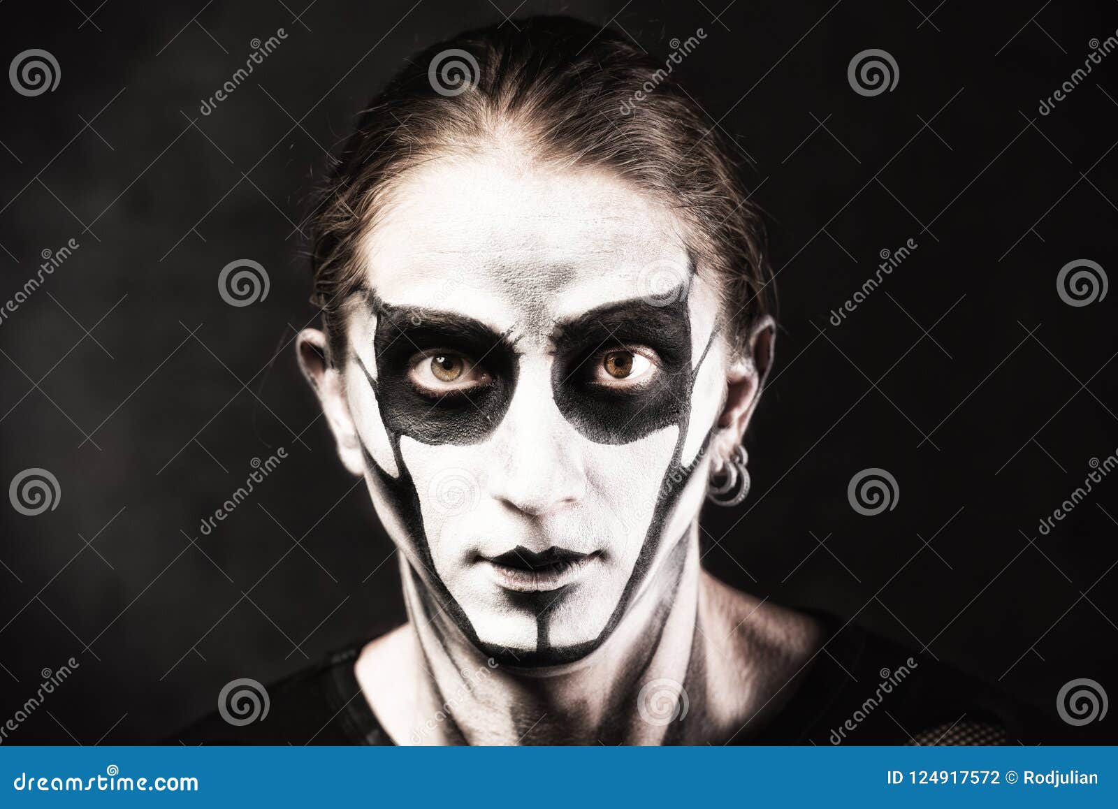 goth men makeup