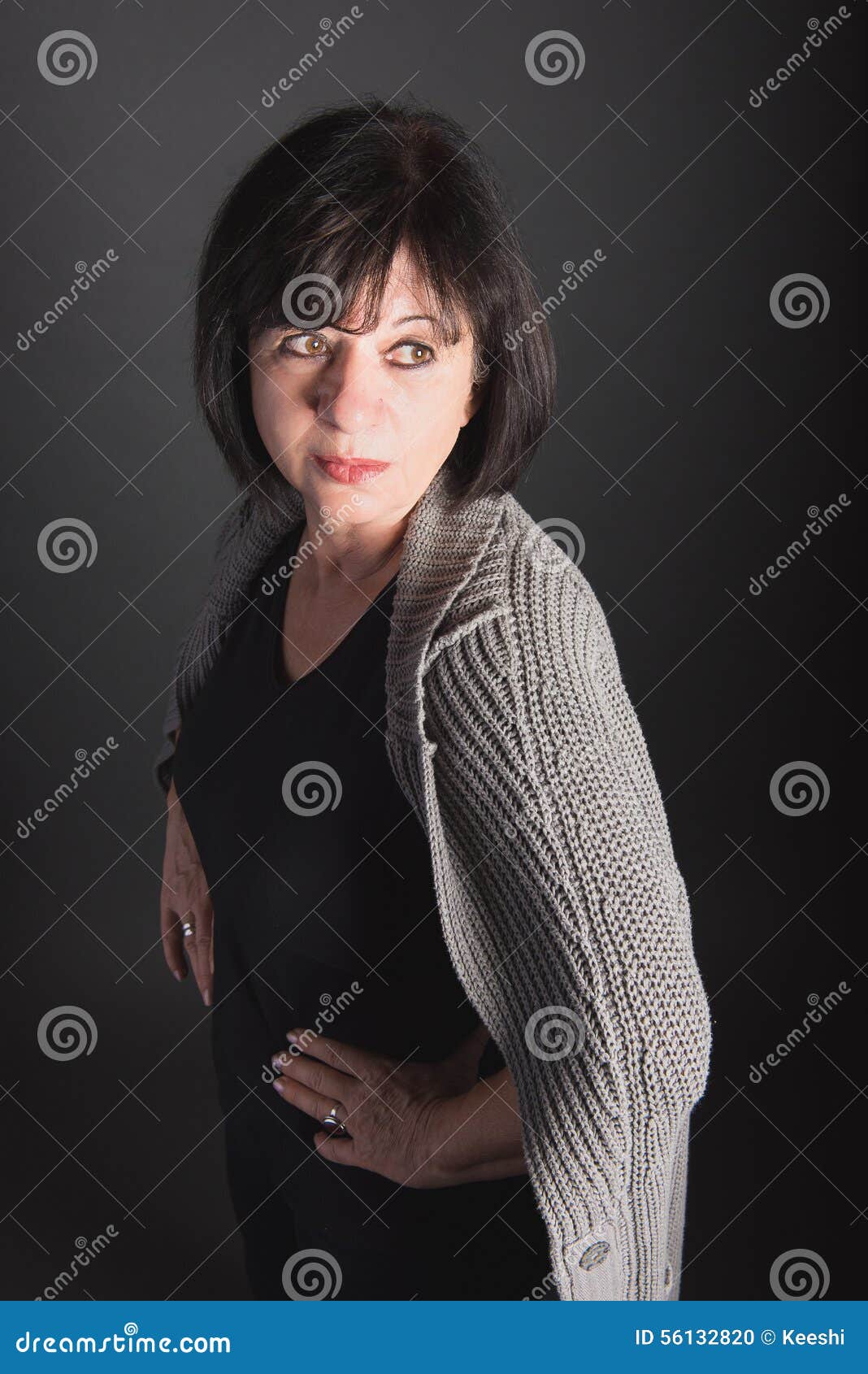 dark haired mature wife