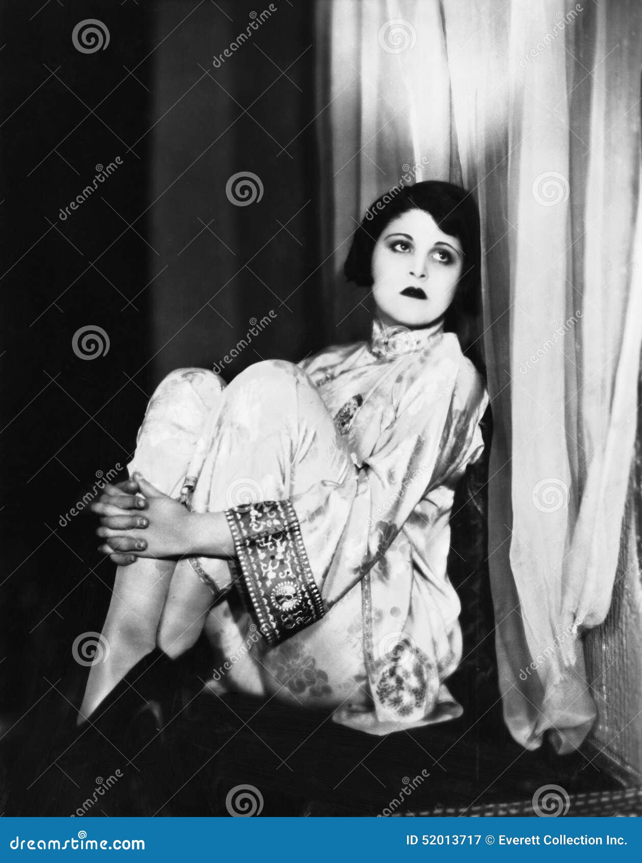 Portrait of Melancholy Woman Stock Image Image of brooding, fashioned