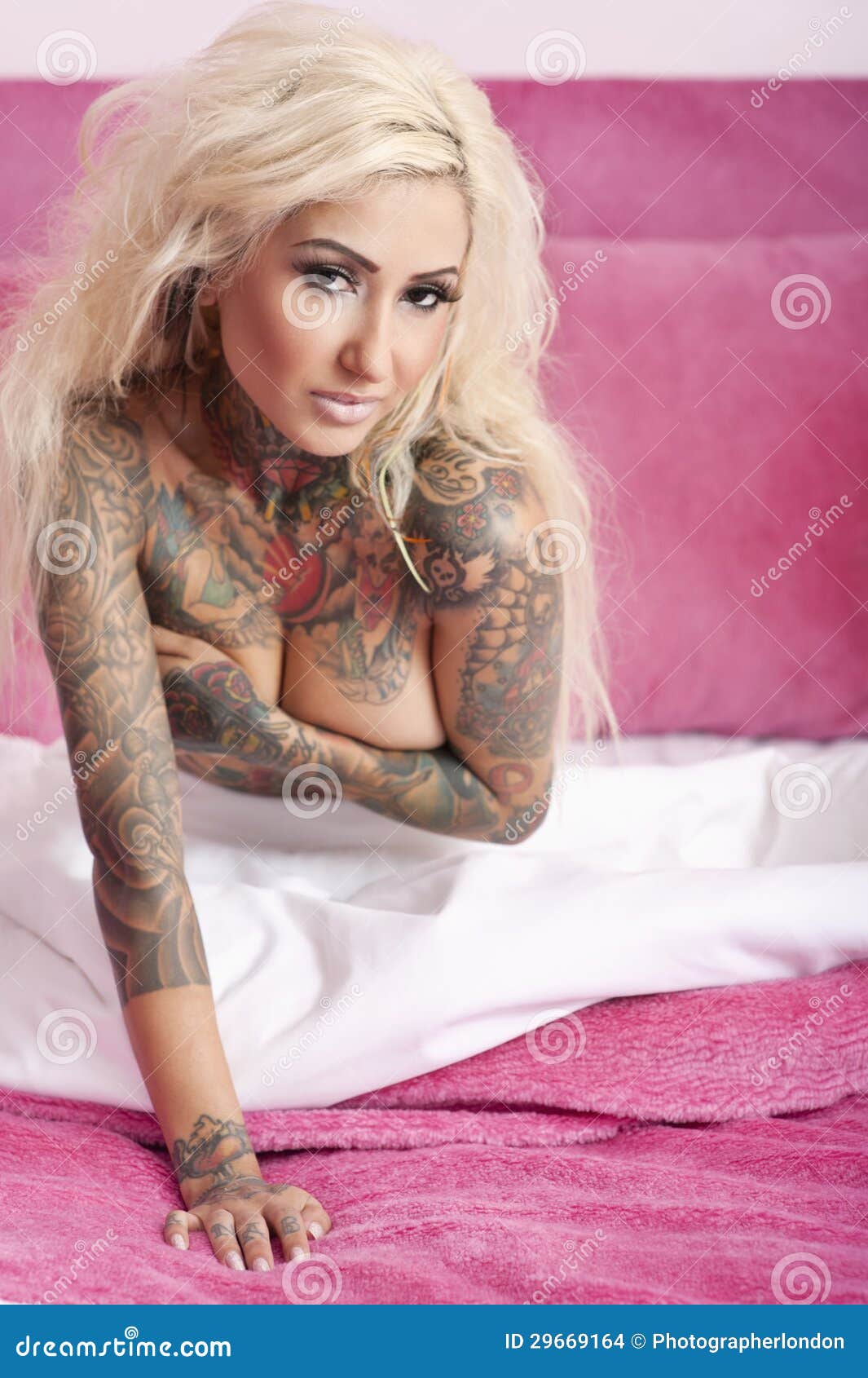 Naked Women With Lots Of Tattoos