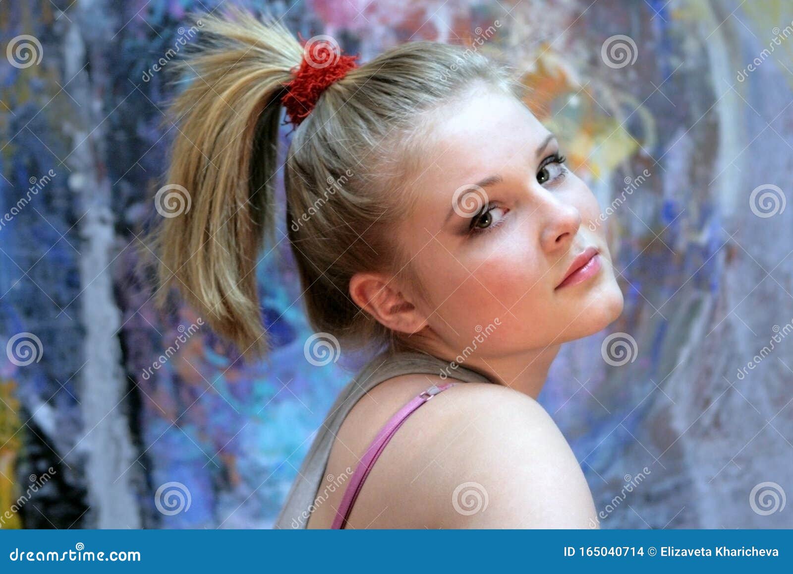 8. Blonde Teen Girl with Ponytail - wide 11