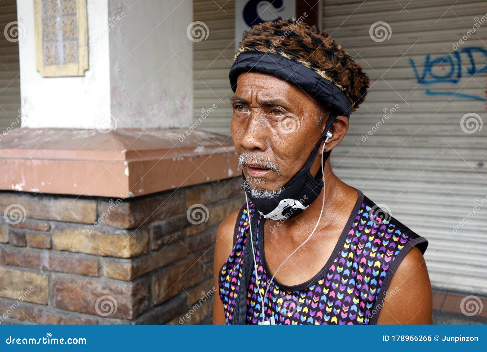 Portrait Of An Old Filipino Man Editorial Photo Image Of Person Beard 178966266