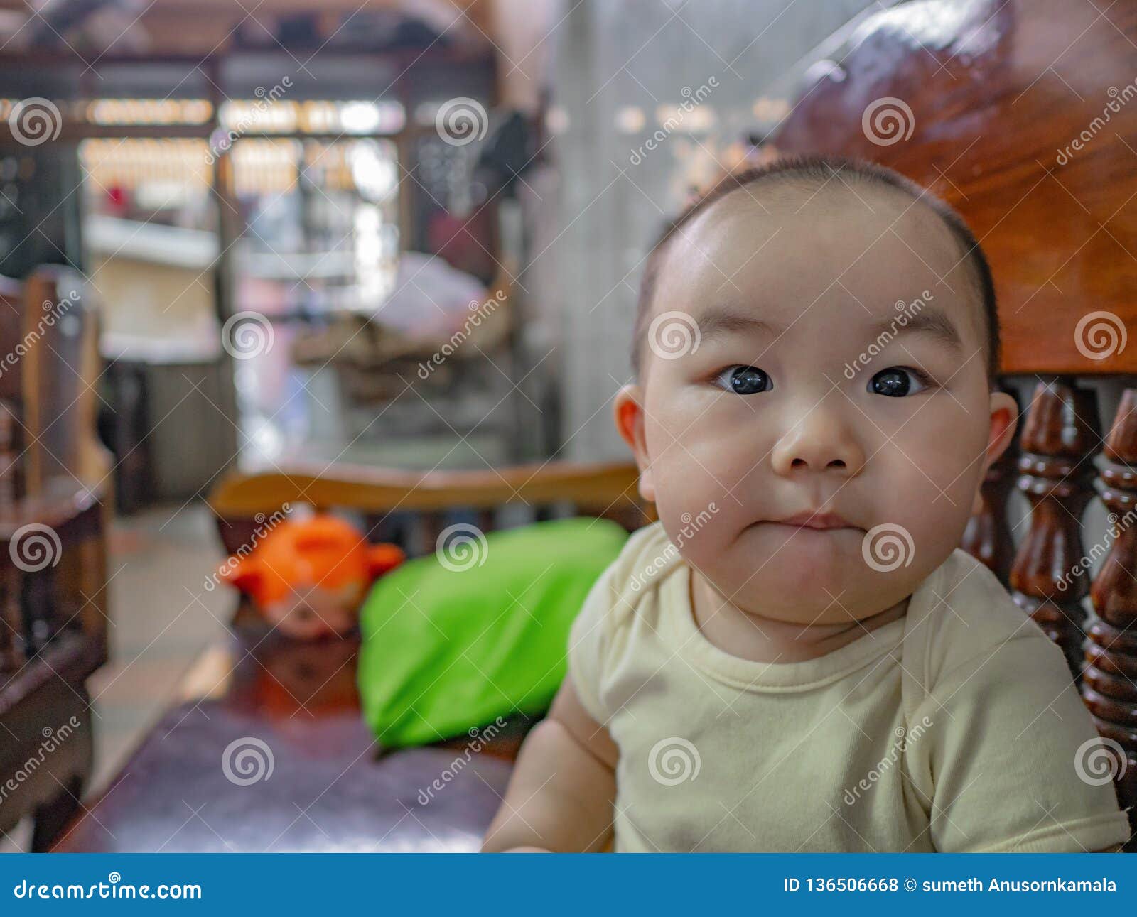 Portrait Photo of Cutie and Handsome Asian Boy Stock Photo - Image of ...