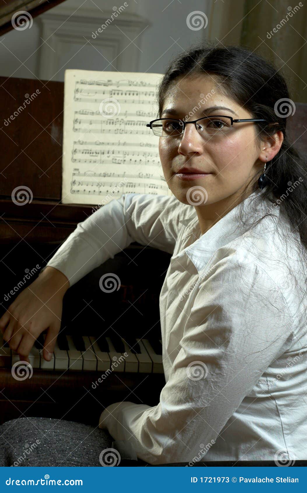 portrait of a pianist