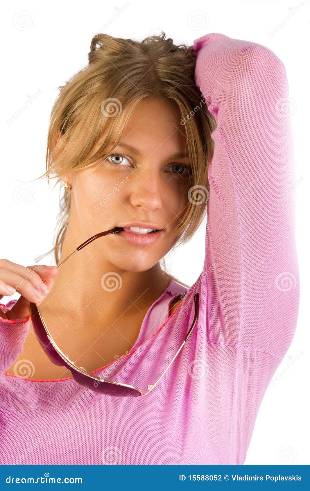 Portrait of playful girl stock photo. Image of beautiful 15588052