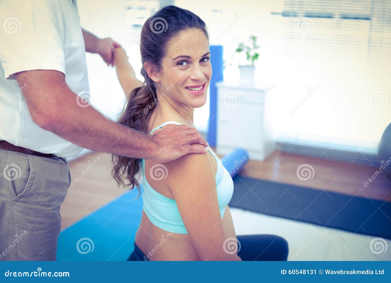 Portrait Of Pregnant Woman Receiving Massage Stock Image Image Of Focus Mature 60548131