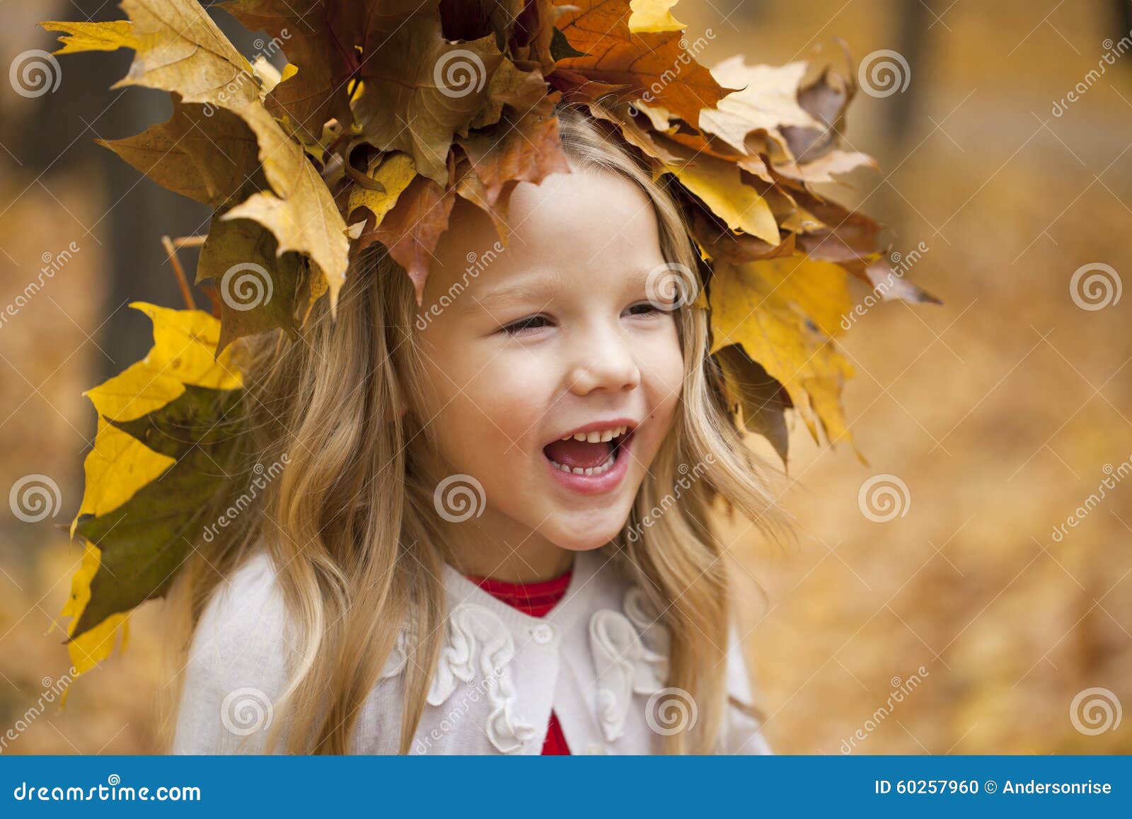 Portrait of a Pretty Liitle Girl Stock Photo - Image of backgrounds ...