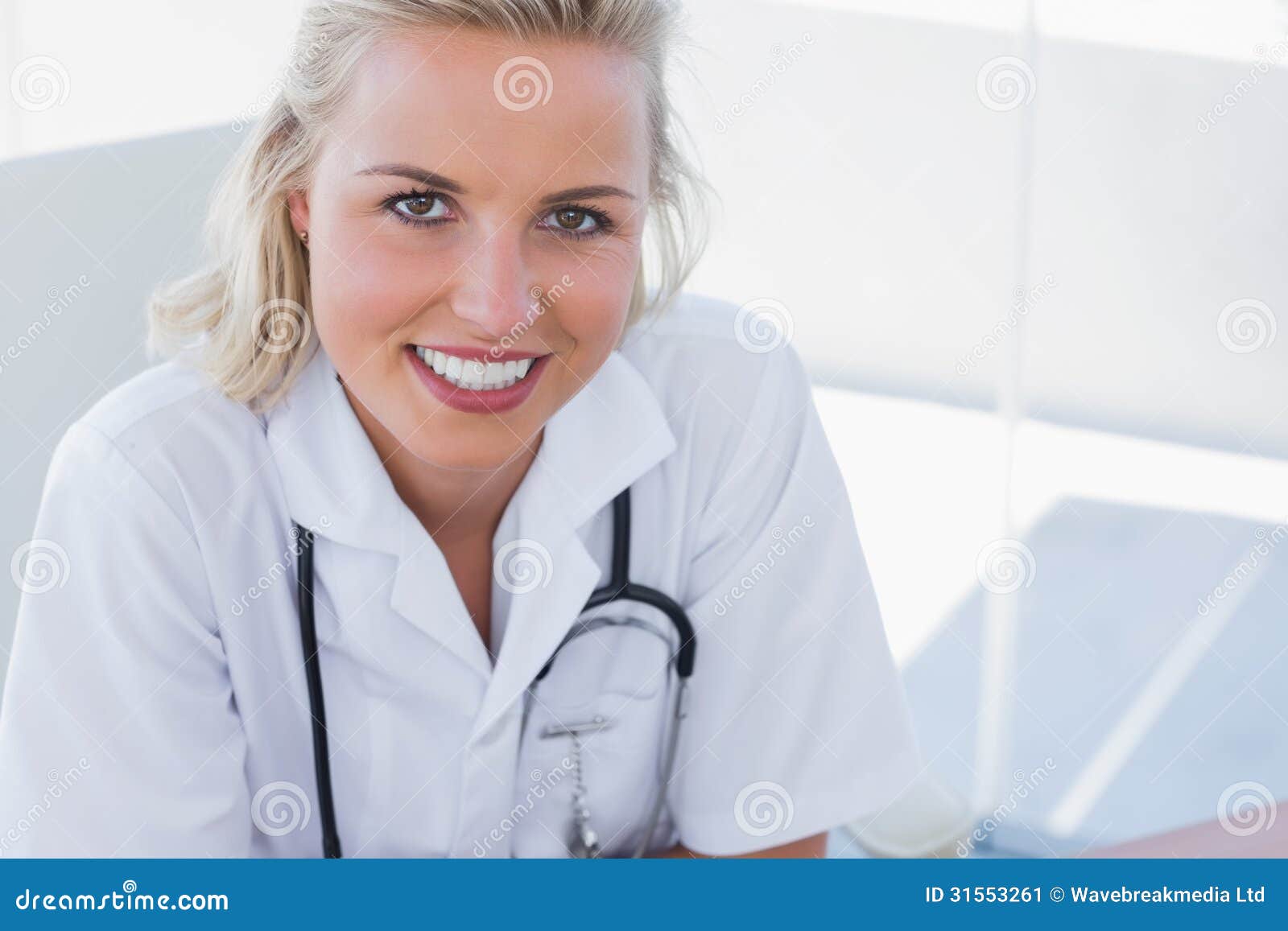 portrait of a pretty nurse