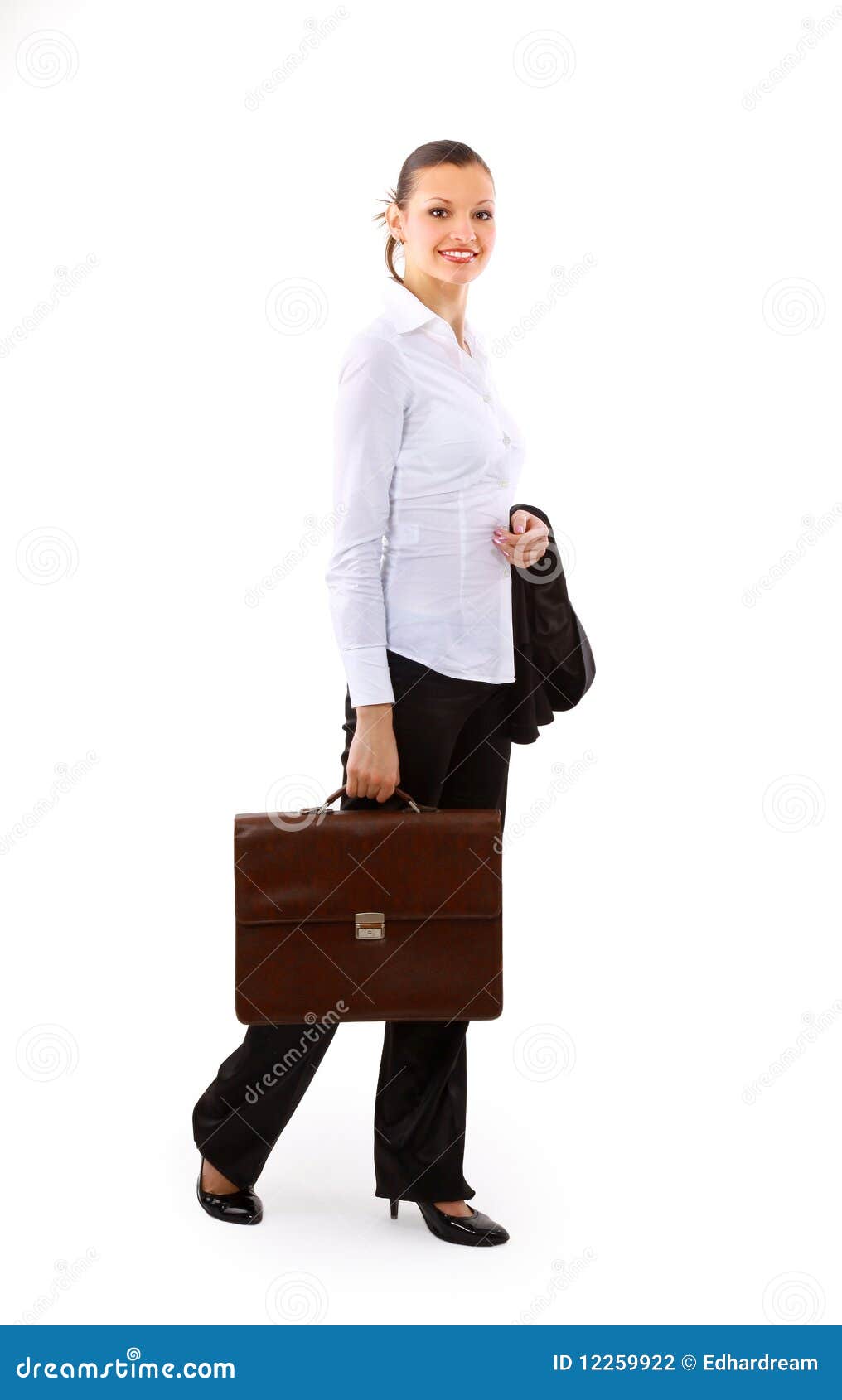 Portrait of a Pretty Young Business Stock Photo - Image of formal ...