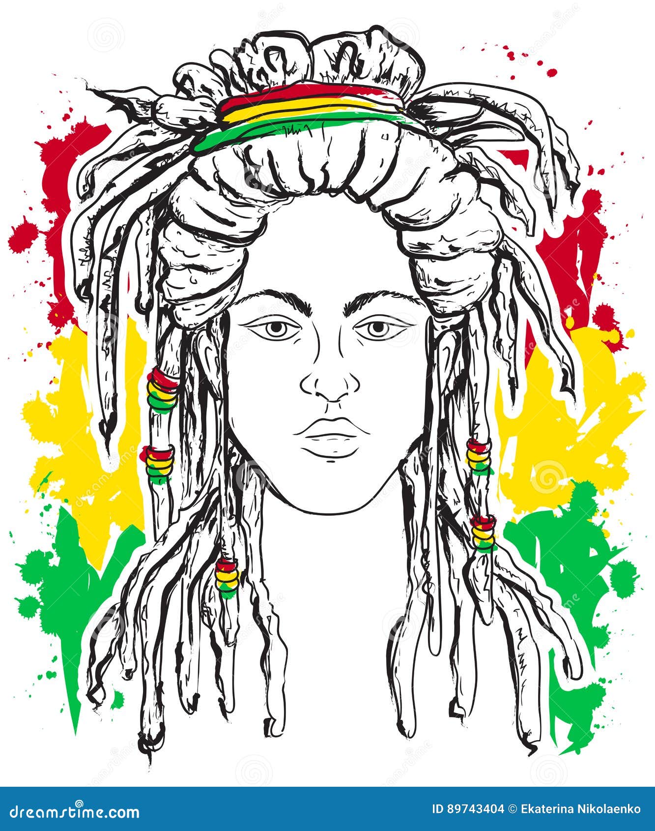 Dreads Cartoons, Illustrations & Vector Stock Images - 204 
